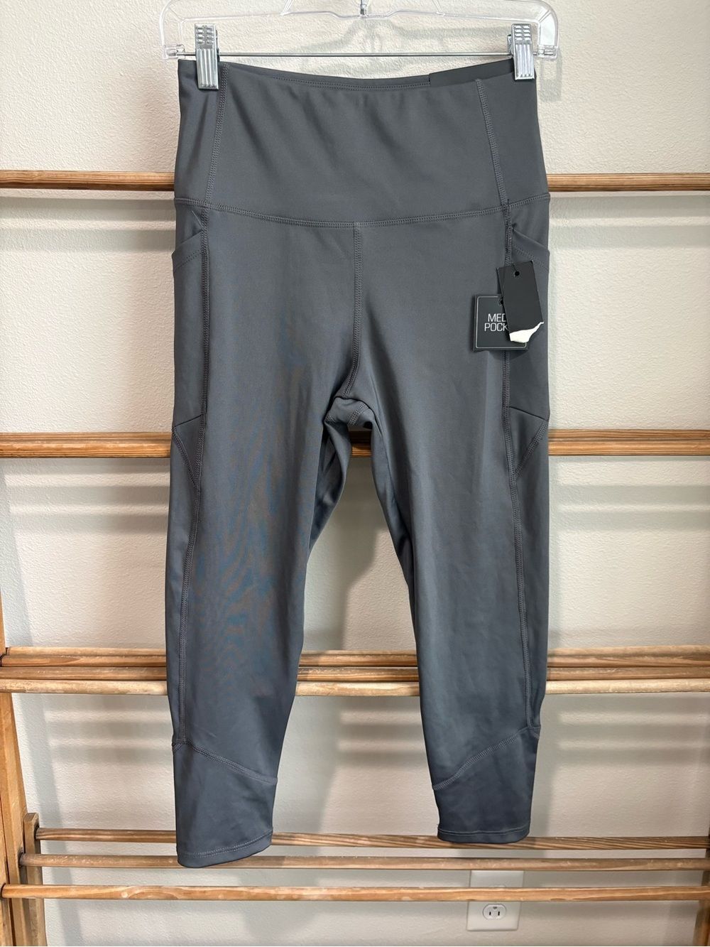 Kay Unger Grey Leggings Size Medium